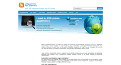 Desktop Screenshot of linkgyujtemeny.com